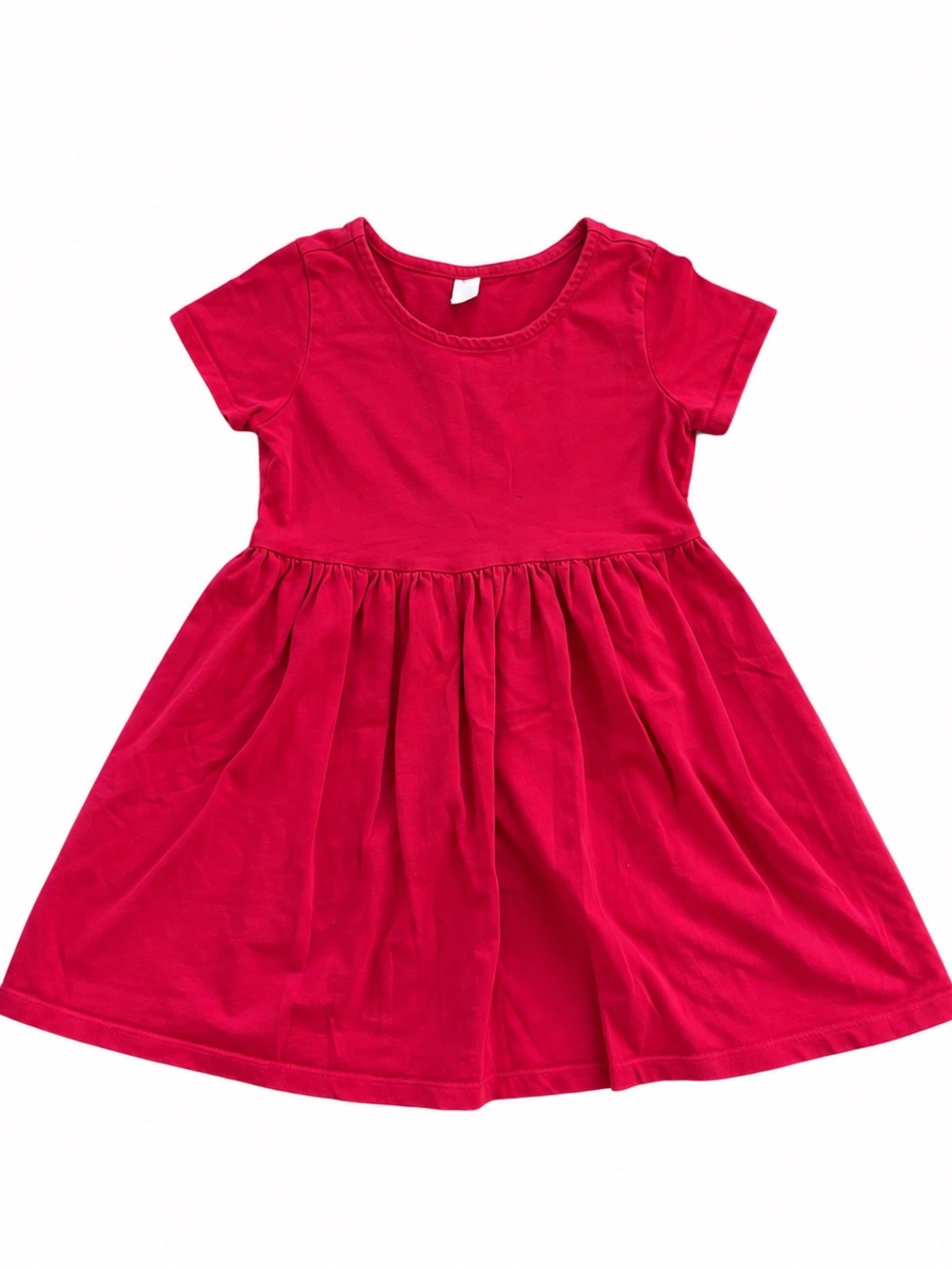 Hanna Andersson Red Short-Sleeve Twirl Dress